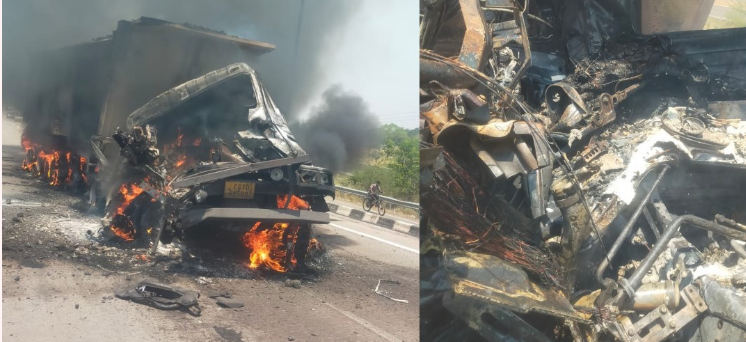 समलपुरी ब्रिज के पास दर्दनाक सड़क दुर्घटना, चालक की मौत