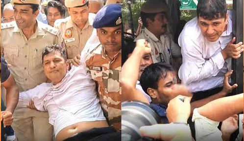 Gyanesh Kumar के खिलाफ AAP का प्रदर्शन, जंतर-मंतर पहुंचे सौरभ भारद्वाज हिरासत में Gyanesh Kumar के खिलाफ AAP का प्रदर्शन, जंतर-मंतर पहुंचे सौरभ भारद्वाज हिरासत में
